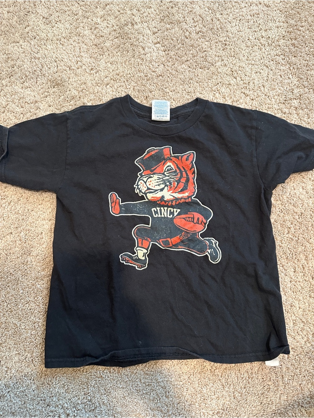 Bengals Graphic Kids Black T-Shirt